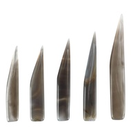 [Hao Cost-Effective] 8cm Gold Silver Jewelry Polishing Agate Knife Ring Bracelet Tool