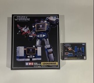 [有貨未賣]Takara Tomy Transformers MP-13 + MP-16 音波 Soundwave Frenzy & Buzzsaw 1套2盒 日版 (已開90%新)[回覆有限額未必回