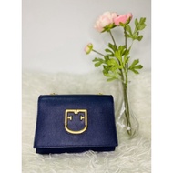 [FURLA] chain wallet in blue 💙