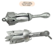 [Loviver] Folding Grapnel Anchor Kayak Anchor Docking Hardware Universal Marine Anchor