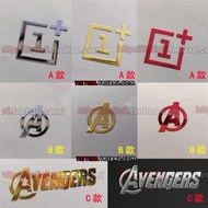 2023 oneplus oneplus 6 6T Avengers Limited Edition Logo Mobile Phone Sticker Computer Metal Sticker
