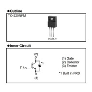 IGBT RGT40TM65DGC9 (10 Pieces) 650V 17A 39W TO-220 ROHM 1