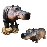 Hippo Air Bubbler Fish Tank Decorations Fish Tank Air Stone Set for Aquarium Fish Tank - Resin Non-T