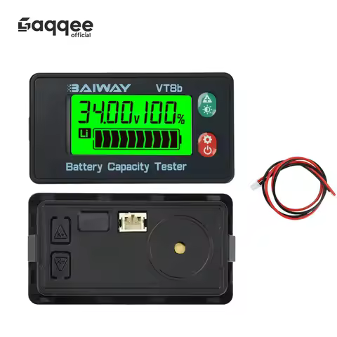 VT8 DC 8-120V LCD Digital Voltage Meter Battery Level Indicator Universal Battery Electric Vehicle B