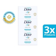 [TRIPLE VALUE PACK] Baby Dove Hypoallergenic pH Neutral Baby Bar Soap Rich Moisture 75g for Dry Skin