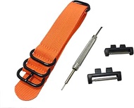 20mm 5 Ring Nylon Watch Band Strap GMWB5000 Metal Adapters Kit for Casio GShock G-Shock GMW-B5000, O