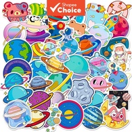 Space Planet Stickers 50pcs Waterproof Stickers Laptop Sticker Phone Stickers Stickers Aesthetic Per
