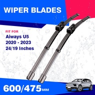 For Aiways U5 2020 2021 2022 2023 Front Wiper Blades Brushes Car Accessories Windshield Windscreen W