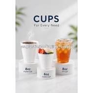 Cawan Kenduri DISPOSABLE FOAM CUP / PP CUP (Cawan Kenduri , party , buffet , katering)