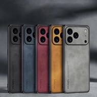 PU Leather Shockproof Phone Case For iPhone 17 Pro Max Caing TPU Frame Protective Back Cover iPhoneA