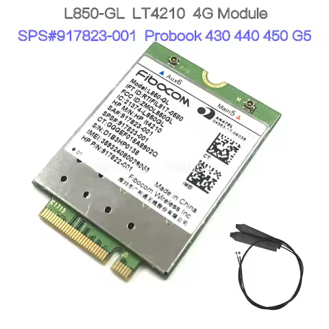 WDXUN for L850-GL LT4210 SPS#917823-001 for ProBook 430 440 450 G5 Notebook FDD-LTE TDD-LTE 4G Card 