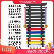 store 12 Belts Karate Belt Display Rack, Bamboo Wood, Medal Hangers - Taekwondo Belt Display, Jiu , 