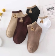 Set 10 Đôi Tất Vớ Nữ Ngắn Cổ Mix Gấu SS4 Như Ảnh