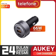 AUKEY Car Charger Multi Port 66W & 100W Pathfinder Mix 3 series model CC-P1 & CC-P3 USB-A and USB-C 