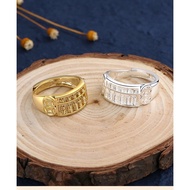Abacus Ring Men Gold Color