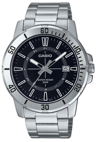 นาฬิกาผู้ชาย Casio รุ่น MTP-VD01D สายแสตนเลส สีเงิน MTP-VD01D-1B (ดําเลข) MTP-VD01D-1E (ดําขีด) MTP-VD01D-2B (น้ำเงินเลข) MTP-VD01D-2E (น้ำเงินขีด) MTP-VD01D-7B (ขาวเลข) MTP-VD01D-7E (ขาวขีด) ของแท้100% ประกันศูนย์1ปี จากร้าน MIN WATCH