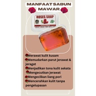 MAWAR ROSE SOAP TIGHTENS SKIN ROSE SOAP PORES SOAP SENSITIVE SKIN SOAP ACNE GRATE SOAP ANTIBACTERIAL