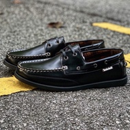 [READY STOCKS] TIMBERLAND LOAFER BLACK SLIP ONS SHOES NEW❀black shoe❀