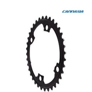 absoluteBLACK Chainring Shimano 9100 Oval 110/4BCD 36T Black