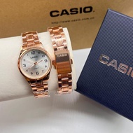 Set Jam Tangan Ladies Casio Analog-Ladies Watch JAM TANGAN PEREMPUAN Murah Hadiah Birthday Gift Eleg