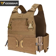 IDOGEAR Tactical FCSK 3.0EX น้ำหนักเบาเสื้อเกราะยุทธวิธีเฟอร์โรตัวเลื่อนมีแผ่นด้านในมองเห็นได้น้อย R