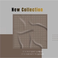 FASCARVES PREMIUM COTTON VOILE SQUARE 45" MONOGRAM