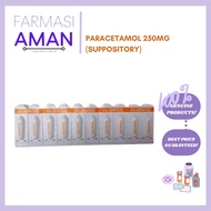 [EXP 8/2028] Poro Paracetamol 250mg Suppository (10 supp.)