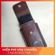 2 Phone Cases - Samsung - Iphone - Handmade Leather - Genuine Cow Leather BV0244 - AT Shop