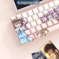 Legogoll 74 Keys Anime Anita Hailey Keycaps Cartoon Style Mechanical Keyboard Key Caps For 61/68 Wot