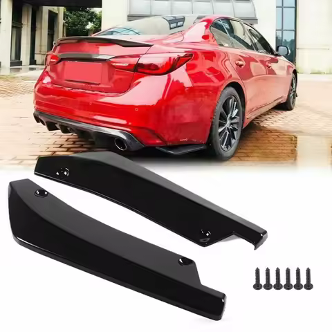Universal Rear Bumper Protector Diffuser Spoiler Splitter For Lexus IS250 IS300 IS350 01-22 For Audi