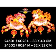 (Kiddiwear) Chinese New Year Horse Stickers 2026 Chinese New Year Horse Decorative/s 2026 Chinese Ne
