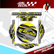 Stiker Tebok Murai Decal Sangkar Burung EBOD Kandang Bulat Bisa Custom Desain diameter 60 50 55 57 c