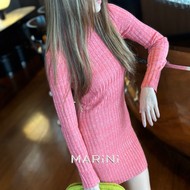 KYLIE Dress - in PINK WITH GLITTERS