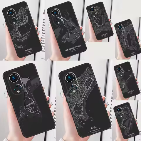 F1 Race Circuits Case For Honor Magic 7 Pro 5 6 Lite Honor X9a X8a X8 X9 X8b X9c X9b 50 70 90 200 Pr