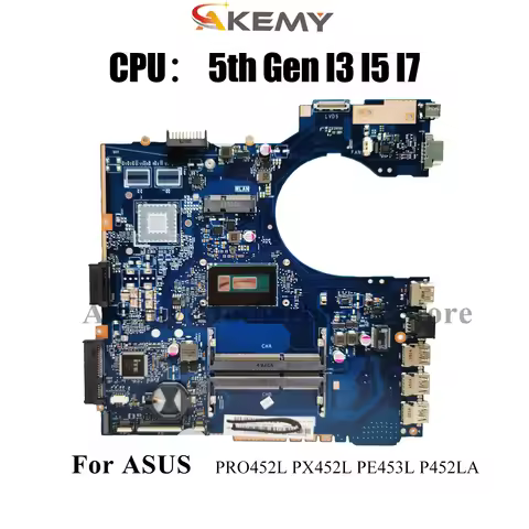 P452LA Laptop Motherboard For ASUS PRO452L PE453L P452LJ P452LA P452L PX452L Notebook Mainboard With