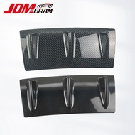 JDMGRAM Carbon Fiber Car Rear Bumper Diffuser Universal Molding Point Garnish Waterproof Spoiler Diffuser Protectors Decoration Auto Exterior Accessories