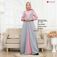 Rauna gamis dewasa RGD 18 Merah