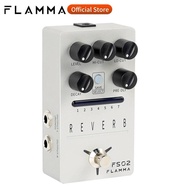 FLAMMA FS02 Reverb Pedal Reverb Stereo Electric Guitar Effects Pedal with Spring Reverb True Bypass 