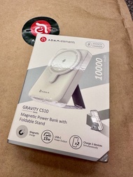 全新 ADAM 亞果元素 GRAVITY CS10 支架式磁吸行動電源 10000mAh