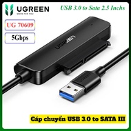 USB 3.0 to SATA III cable Ugreen 70609 CM321 (50cm wire supports 2.5inch hard drive, 5GBps speed)
