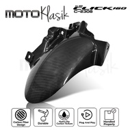 HONDA CLICK 160 TIRE HUGGER CARBON C-2308 / REAR FENDER GARNISH FOR CLICK 160 MOTORCYCLE 1PC