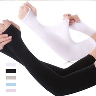 Ice Silk Arm Sleeves Summer Sports Sleeve Sun UV Protection Hand Cover Cooling Warmer Running Fishin