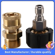 【NEW】Pressure Washer Adapter Set M22 To 1/4 Inch Quick Connect Kit, M22 14Mm To 1/4 Inch Quick Conne
