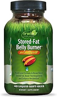 Irwin Naturals Stored-Fat Belly Burner Plus Calorie Burn GP 40 Softgel