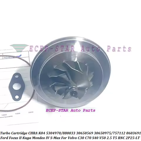 Turbo Cartridge CHRA K04 53049880033 53049700033 30650975 30757112 For Volvo C30 C70 2 S40 II V50 Ku