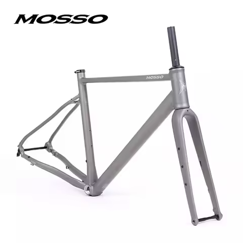 700C MOSSO 735GVL GRAVEL Frame Disc Brake Road Bike Aluminum Alloy Frame with Carbon Fork 12x142mm T
