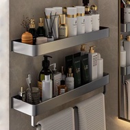 GuanChuang Aluminum Grey Bathroom Rack/Shampoo Rack/Toilet Rack/Kitchen Storage/Kitchen Shelf