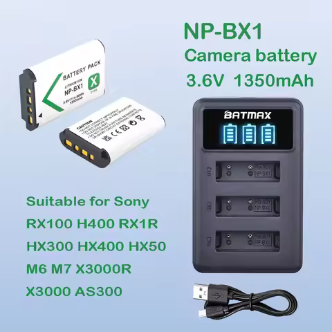 NP-BX1 NPBX1 NP BX1 Battery Charger For SONY FDR-X3000R HDR-AS300R RX100 M3 M2 M7 M6 RX1R HX400 HX50