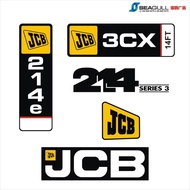 JCB Backhoe Sticker Jcb Sticker Backhoe Loader, Hydraulic, Tractor Sticker (pelekat) 214 214e 3cx 3d