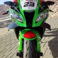 AHKLO ชิ้นส่วนแฟริ่งกาซากิสำหรับ ZX10R ZX-10R 2017-2021ชิ้นส่วนแฟริ่งรถมอเตอร์ไซค์ชุดปีกแบบปีกคงที่ช